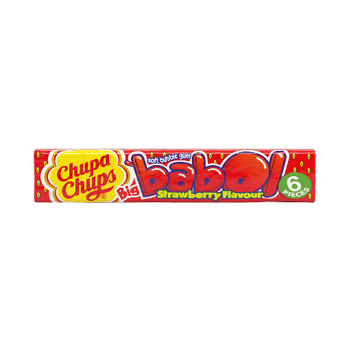 [80759102] Candy Chupa Chups Big Babol Strawberry 28gr