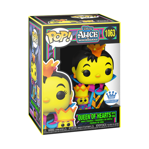 [55988] Funko Disney 1063 Queen of Hearts with King Blacklight Funko Special Edition Alice in Wonderland