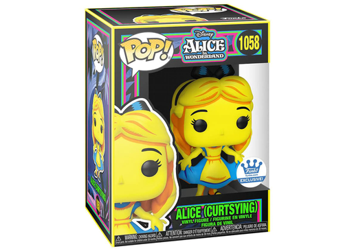 [56044] Funko Disney 1058 Alice Curtsying Blacklight Funko Exclusive Alice in Wonderland