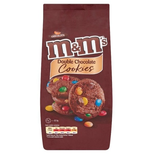 Cookies M&M's Double Chocolate Cookies 180gr