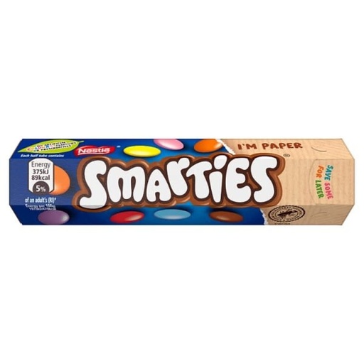 Chocolate Smarties Hexatube 38gr