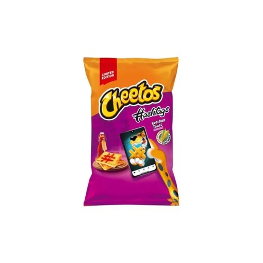 Chips Cheetos Hashtags Ketchup Toast 130gr Limited Edition
