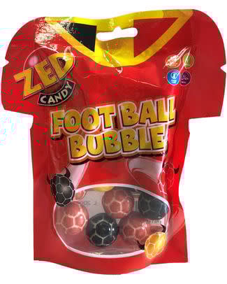 Candy Zed Jawbreakers Football Bubble Gum