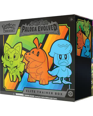 Cards Pokemon Scarlet & Violet 02 Paldea Evolved Elite Trainer Box