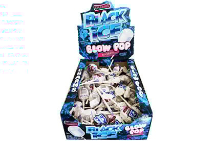 Candy Blow Pops Black Ice Blackberry