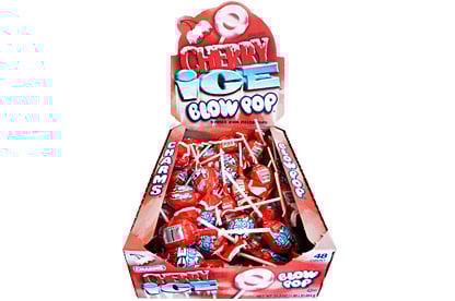Candy Blow Pops Cherry Ice