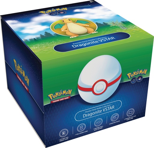 Cards Pokemon GO Premier Deck Holder Collection Dragonite V Star