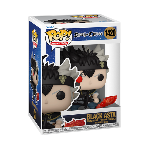 [70568] Funko Animation 1420 Black Clover, Black Asta