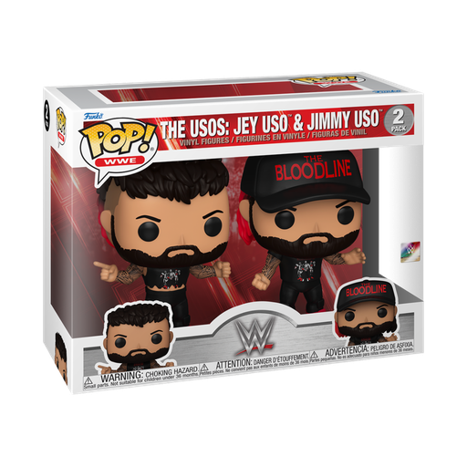 [72282] Funko WWE 2 Pack The USOS: Jey Uso & Jimmy Uso, USO Brothers, World Wrestling Entertainment
