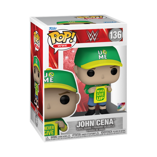 [72284] Funko WWE 136 John Cena, Never Give UP, World Wrestling Entertainment