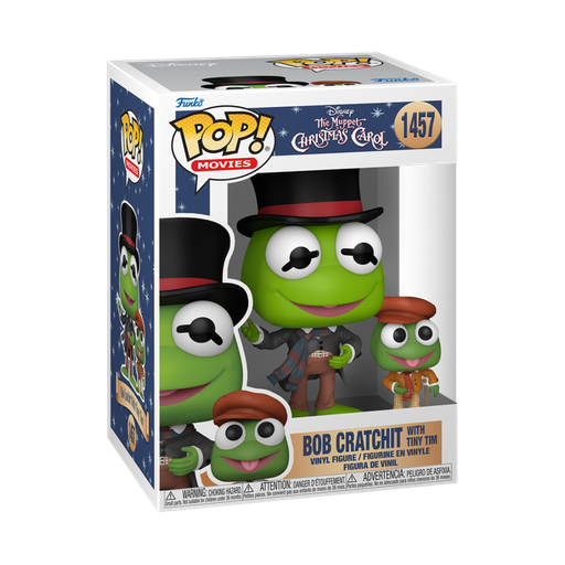 [72414] Funko Movies 1457 Bob Cratcht, Kermit with TT, The Muppets