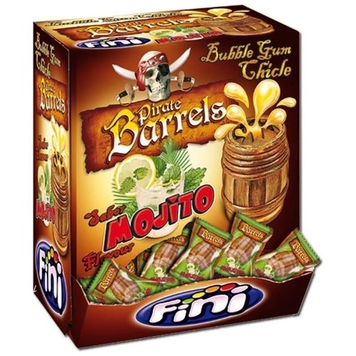 Candy Fini Mojito Pirate Barrels Gum 5,5gr