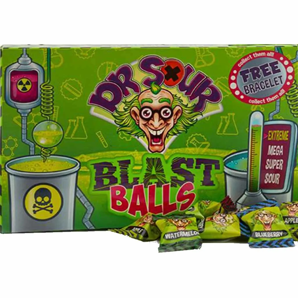 Candy Dr. Sour Blast Balls Theatre Box 90gr