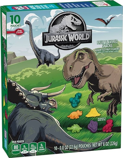 Candy Jurassic World Fruit Snacks 226gr