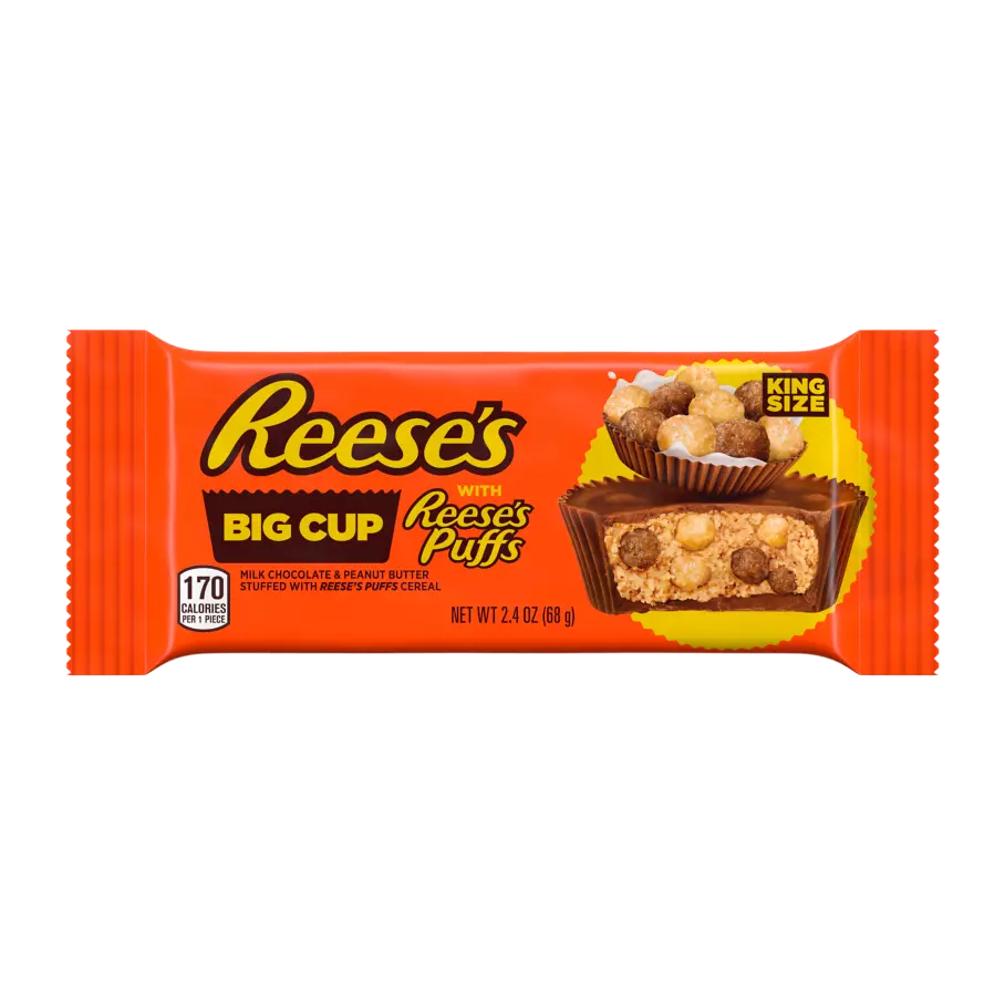 Chocolate Reese's Big Cup with Reese's Puffs 34gr