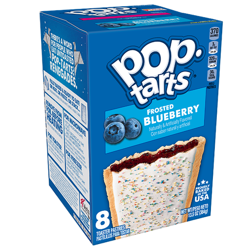 Cookies Pop Tarts Frosted BlueBerry 8p 384gr
