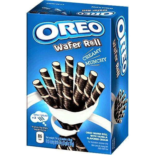 Cookies Oreo Wafer Roll Vanilla 54gr