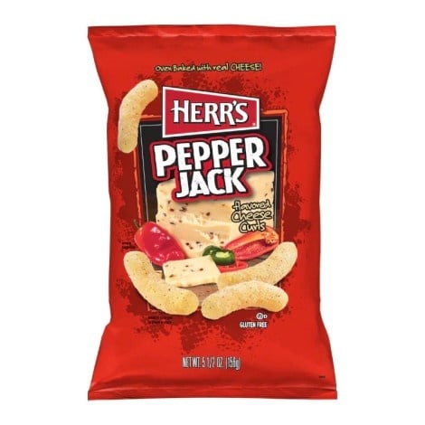 Chips Herrâ€™s Pepper Jack Flavored Cheese Curls 156gr