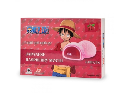 Mochi One Piece Limited Edition Luffy RaspBerry Flavour Box 180gr