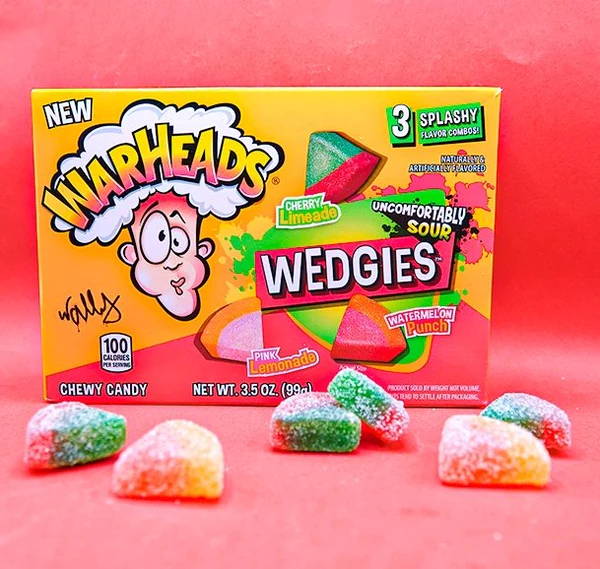 Candy Warheads Wedgies Watermelon Punch 99gr