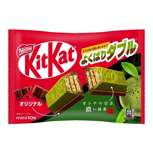 Chocolate Kit Kat Mini Matcha & Original Mix 10p 113gr