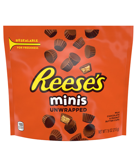 [15079] Chocolate Reese's Peanut Butter Cups Minis 215gr