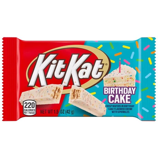 Chocolate Kit Kat Birthday Cake 42gr