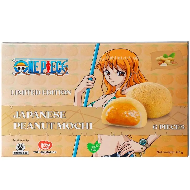 Mochi One Piece Limited Edition Nami Peanut Flavour Box 210gr