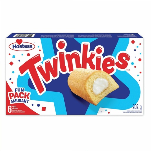 Cookies Hostess Twinkies Fun Pack Amusant 6p 202gr