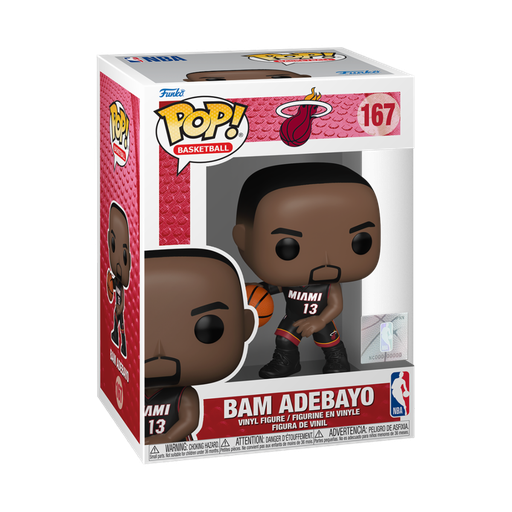 [72249] Funko NBA 167 Bam AdeBayo, Heat, National BaskettBall Association