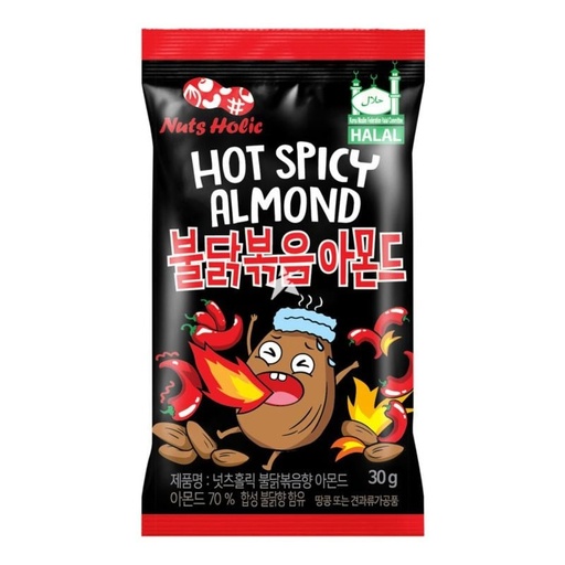 Chips Nuts Holic Hot Spicy Almond 30gr