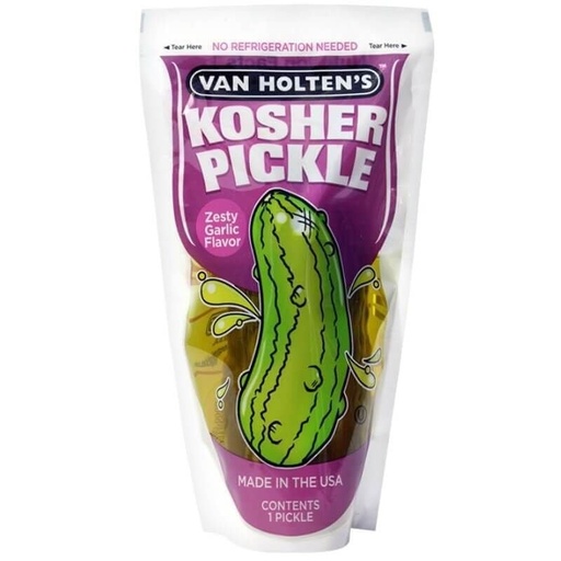 Greenies Pickles Van Holten's Kosher Zesty Garlic Pickle 140gr