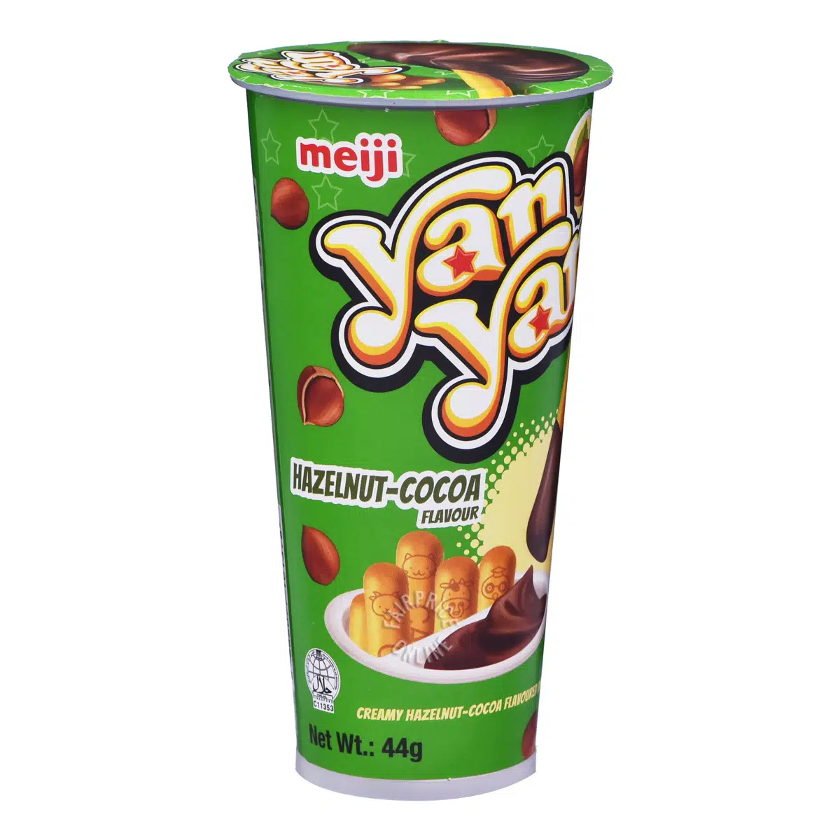 Cookies Meiji Yan Yan Hazelnut-Cocoa 50gr