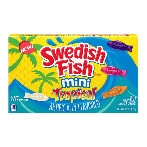 Candy Swedish Fish Mini Tropical 99gr
