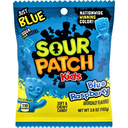 Candy Sour Patch Kids Blue RaspBerry 102gr