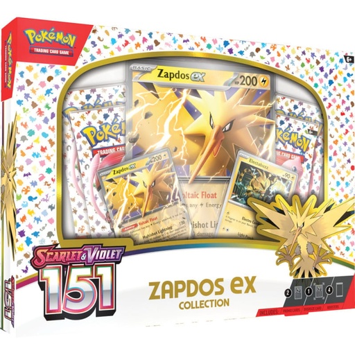 Cards Pokémon Scarlet & Violet Zapdos Ex Collection