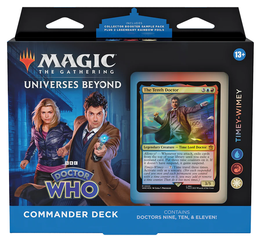 Cards MGT Magic The Gathering Universes Beyond Doctor Who Commander Deck