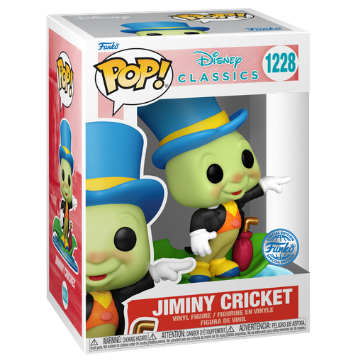 [66379] Funko Disney 1228 Jiminy on Leaf, Pinocchio, Disney Classics