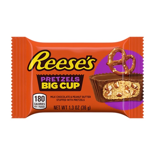 Chocolate Reese's Pretzels Big Cup 36gr