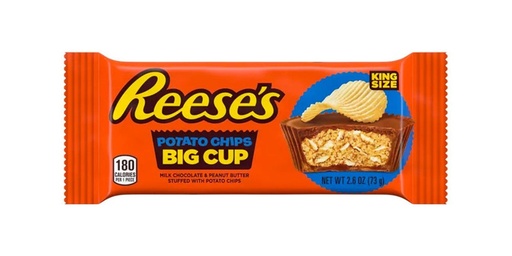 Chocolate Reese's Potato Chips Big Cup 73gr