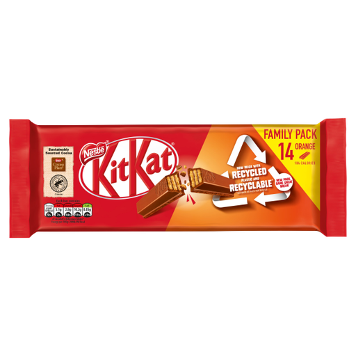 Chocolate Kit Kat Family Pack Orange 14pieces 289,8gr