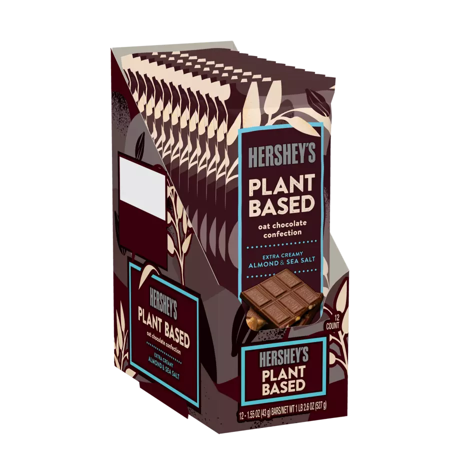 Chocolate Hershey's Plant Based Oat Chocolate Confection Extra Creamy Almond & Sea Salt 43gr