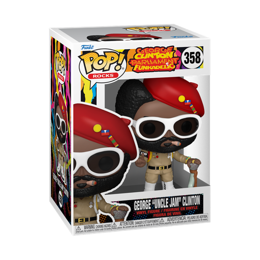 [75367] Funko Rocks 358 George Clinton, Uncle Jam, George Clinton, Parliament Funkadelic, Music