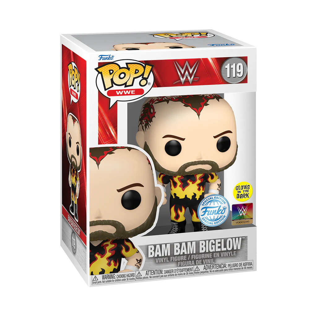 [68961] Funko WWE 119 Bam Bam Bigelow, World Wrestling Entertainment, GITD