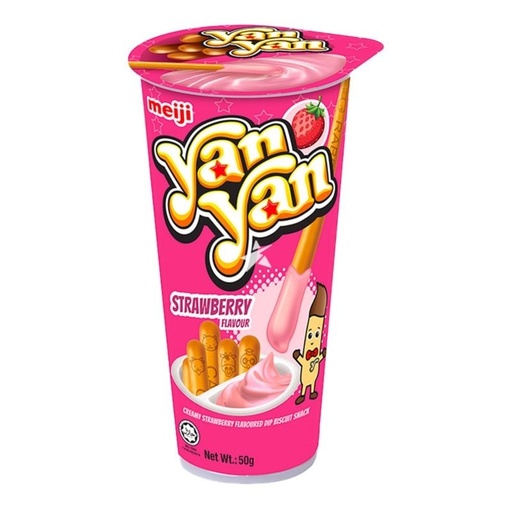 Cookies Meiji Yan Yan Strawberry 44gr