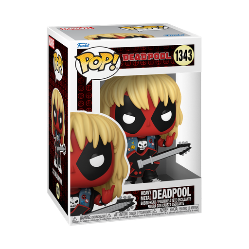 [76078] Funko Marvel 1343 Metal Band, Deadpool Parody