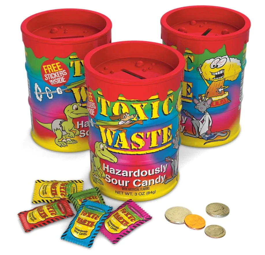 Candy Toxic Waste Money Box Tye-Dye 85gr