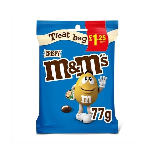 Chocolate M&M's Crispy Treat Bag 77gr