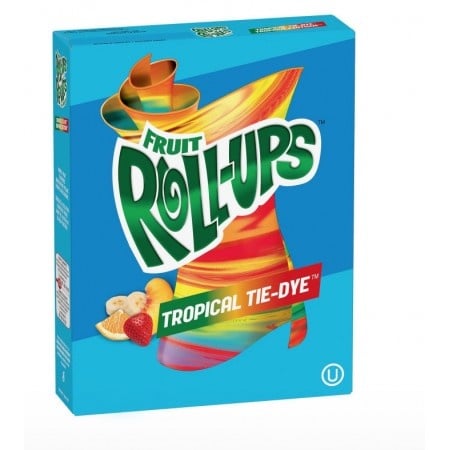 Candy Fruit Roll-Ups Tropical Tie-Dye 112gr