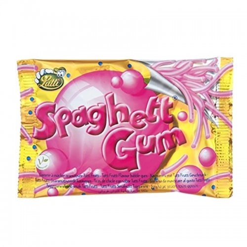 Candy Spaghetti Gum Tutti Frutti Flavour 35gr